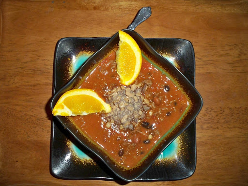 Orange Heath Bar Chili