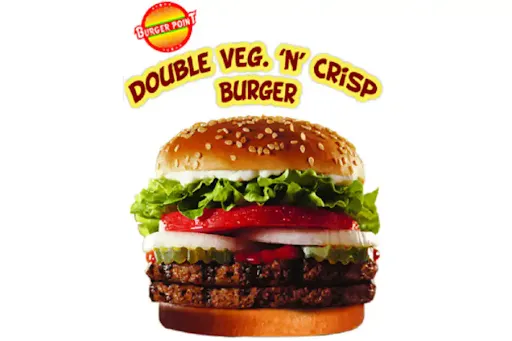 Double Veg 'N' Crispy Burger