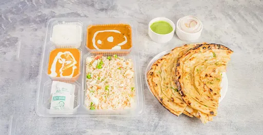 Lachha Paratha Thali