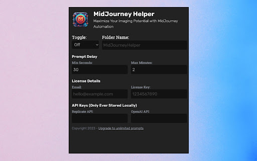 MidJourney Helper