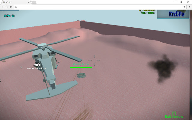 Massive Warfare Gunship Helicopter vs Tank