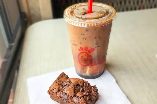 Cold Coffee With Brownie