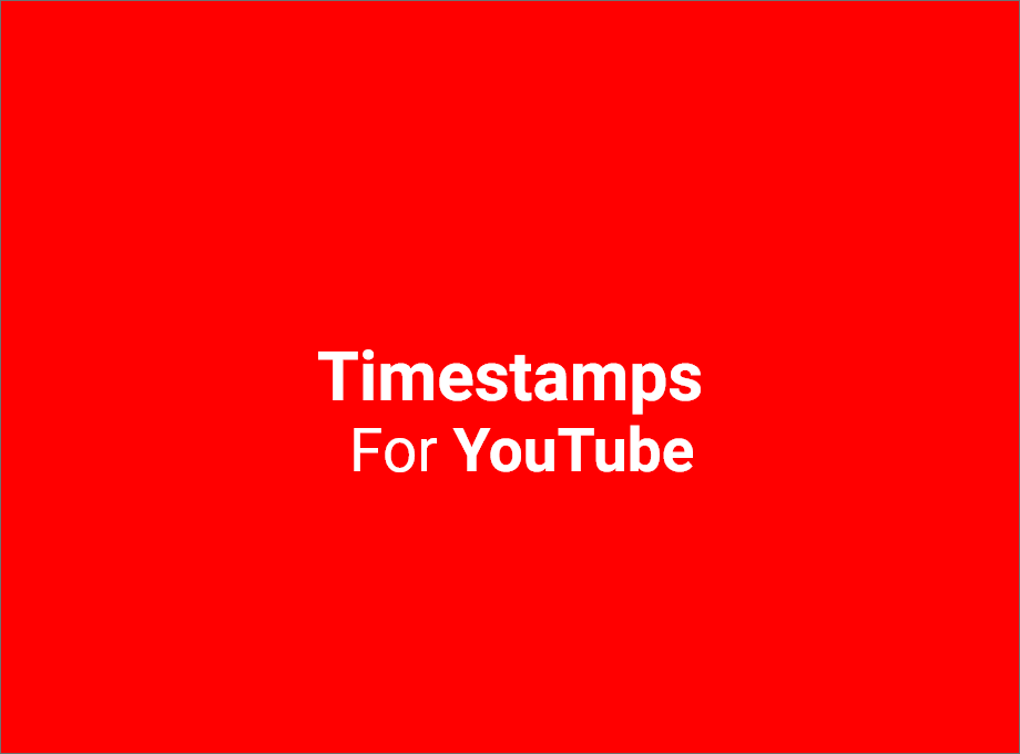 YouTube Timestamps Preview image 0