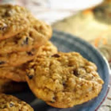 Pumpkin-Oatmeal Raisin Cookies