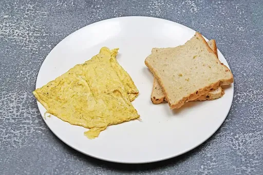 Steamed Plain Omelette [2 Eggs]