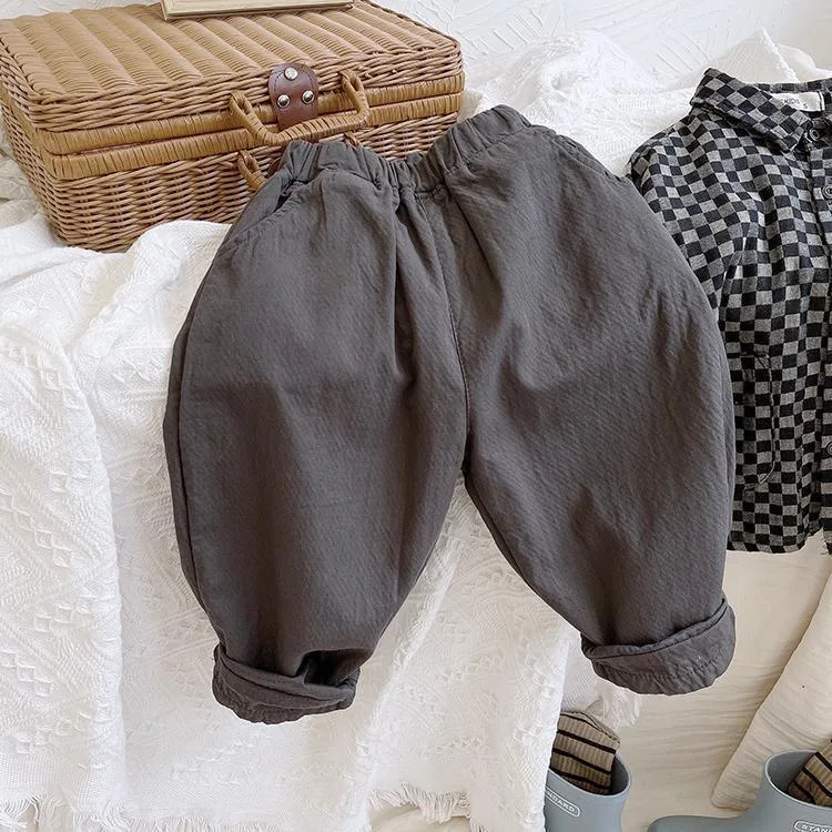Pantalones bombachos holgados informales de rábano para mujer, cómodos y sueltos, ideales para un look casual y fresco en cualquier ocasión.