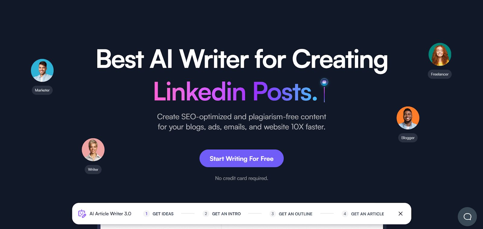 Writesonic LinkedIn AI Generator