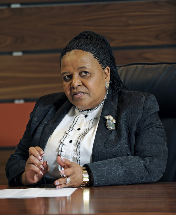 Former environmental affairs minister, the late Edna Molewa.