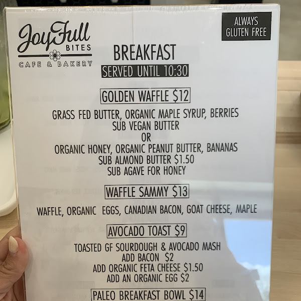 Breakfast Menu