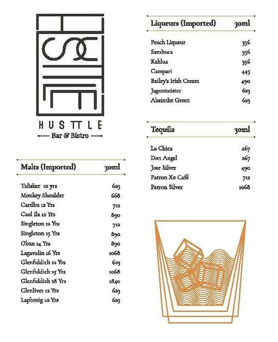 Husttle Bar & Bistro menu 