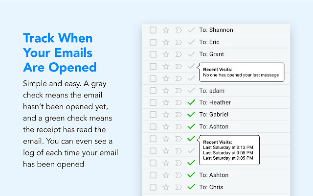 Email Tracking Tech chrome extension