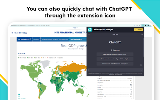 ChatGPT on Google