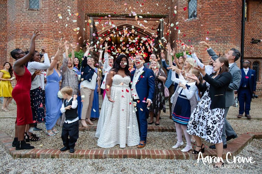 Wedding photographer Aaron Crowe (aaroncrowephoto). Photo of 1 July 2019