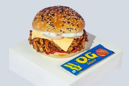 BBQ Pulled Chicken Burger