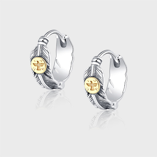 Title 1, S925 Sterling Silver Heavy Industry Bird Eagle ...