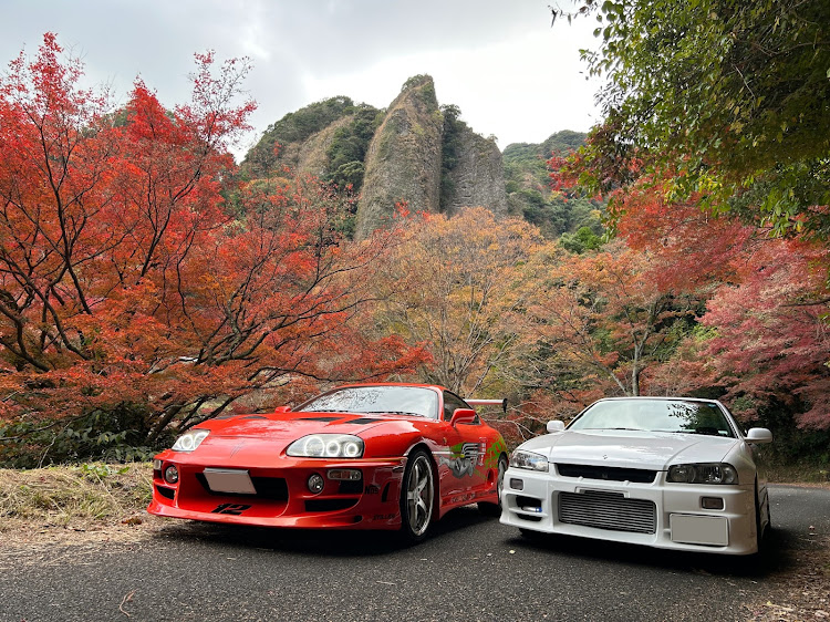 スカイラインの写活の秋・紅葉を求めて・JZA80・スープラ・佐賀に関するカスタム事例の投稿画像6枚目