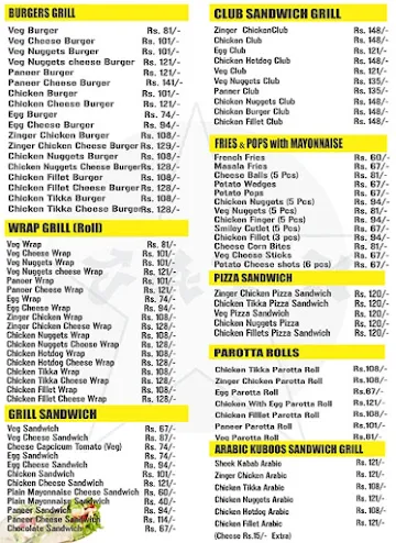 Eat N Drink menu 