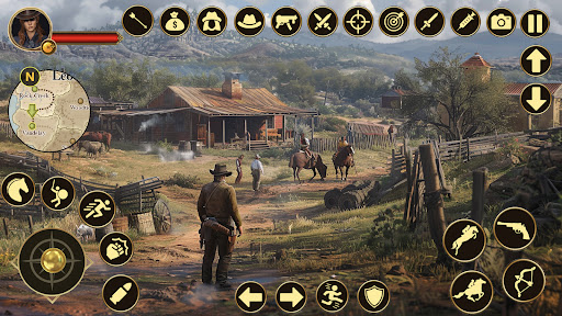 Screenshot West Cowboy Games Horse Riding