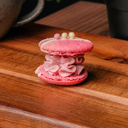 Double Raspberry Macaron