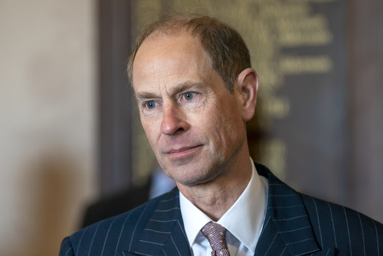 Prince Edward, The new Duke of Edinburgh is seen at the City Chambers in Edinburgh to mark one year since the city's formal response to the invasion of Ukraine on March 10, 2023 in Edinburgh, Scotland. King Charles III has handed his late father's title the Duke of Edinburgh to his brother Prince Edward, honouring the late Queen and Philip's wishes. Charles conferred the title on the former Earl of Wessex in celebration of his 59th birthday