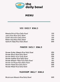 The Daily Bowl menu 2