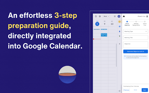 Meetrics: Prepare Excellent Agendas with AI