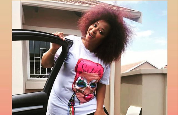 Pebetsi Matlaila shared a hilarious moment with her IG followers.