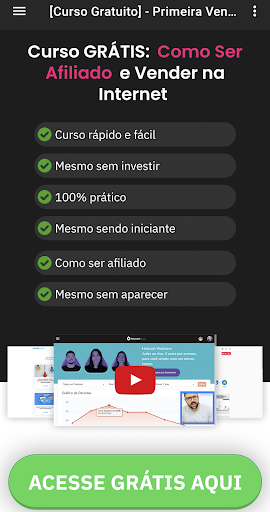 Curso Grátis - Marketing Digital para Afiliados