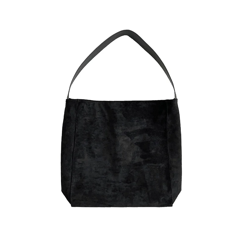 Large Capacity Autumn And Winter Frosted Tote Vintage Suede Shoulder Bag. Perfect for everyday use and all your essentia