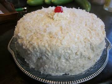 Coconut Cake with Cream Cheese Frosting