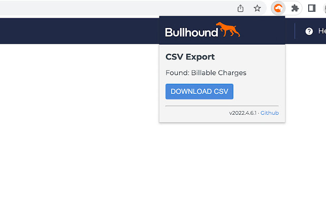 Bullhound chrome extension