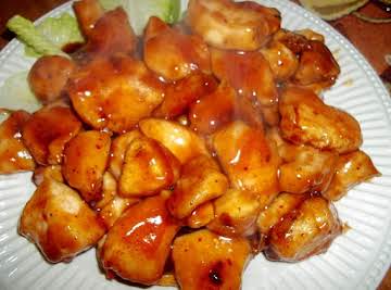 Spicy Teriyaki Boneless Chicken Chunks - Delish!