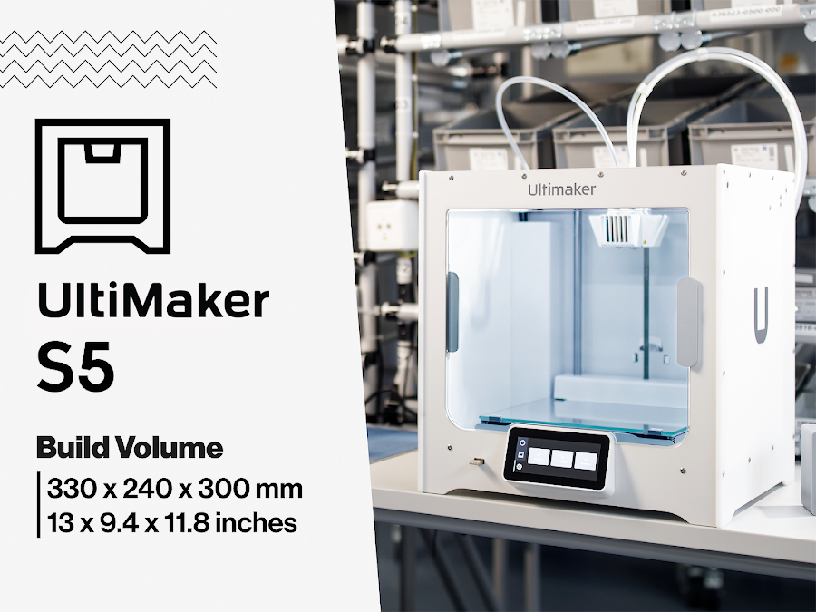 Overhale Produktion højt UltiMaker S5 3D Printer | MatterHackers