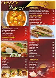 Cheesy And Spicy menu 1