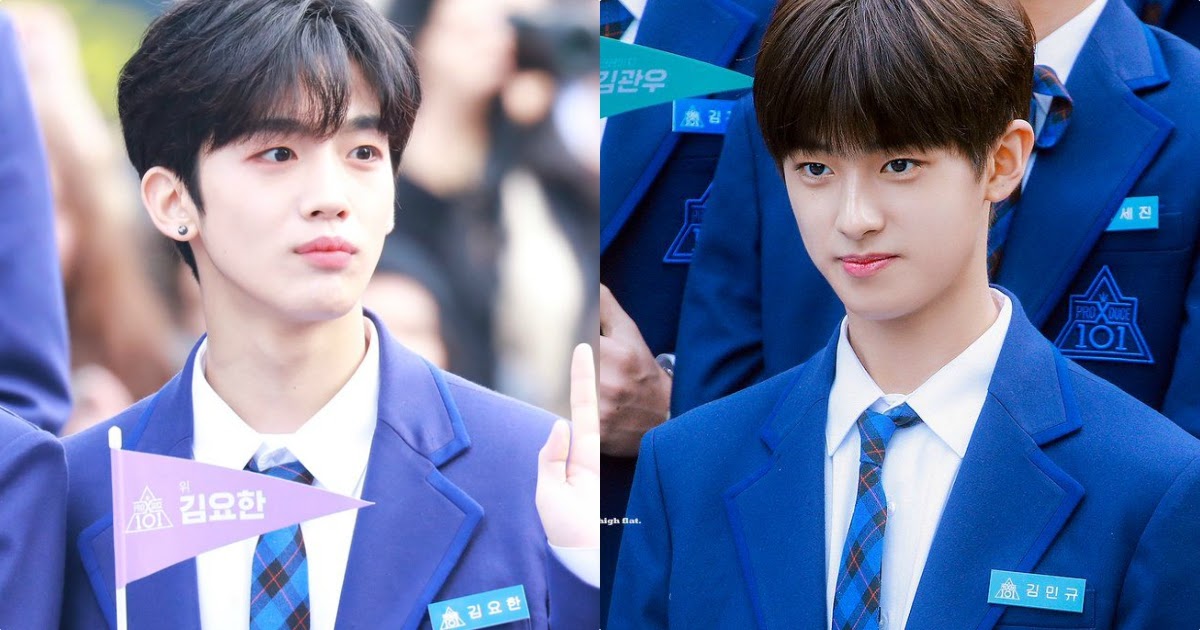 Produce X 101 Kim MinGyu Looks Like A Mix Of NU'EST MinHyun