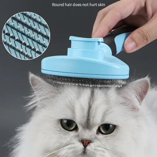 Hair Remover Brush Dog and Cat Non-slip Beauty Brush Dog Grooming Equipment Pets Stainless Steel For Dogs Pet Hair Remov