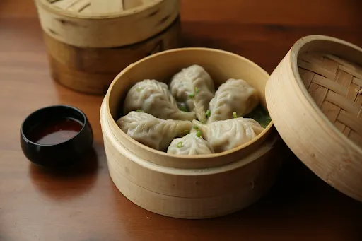 Veg Steamed Momos [5 Pieces]