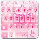 Download Pink Sakura Snow Keyboard Install Latest APK downloader