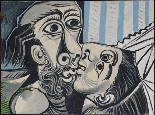 Pablo Picasso, Le baiser (The kiss) (1969)
 
