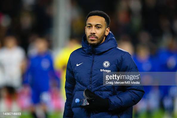 Chelsea striker Pierre-Emerick Aubameyang has been left out of the club's Champions League squad.