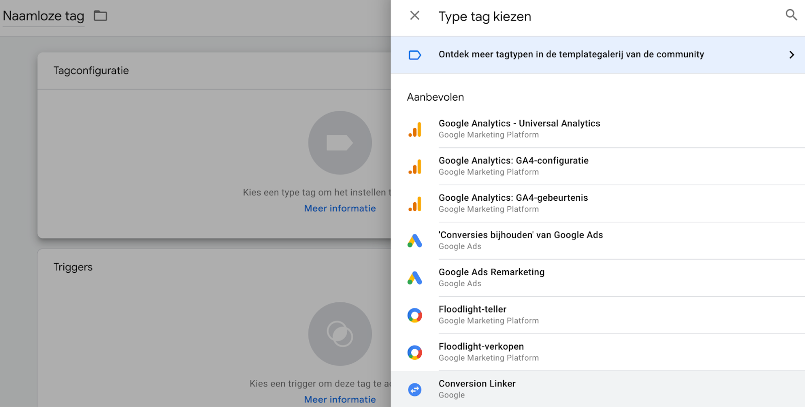 type-tag-kiezen-google-tag-manager