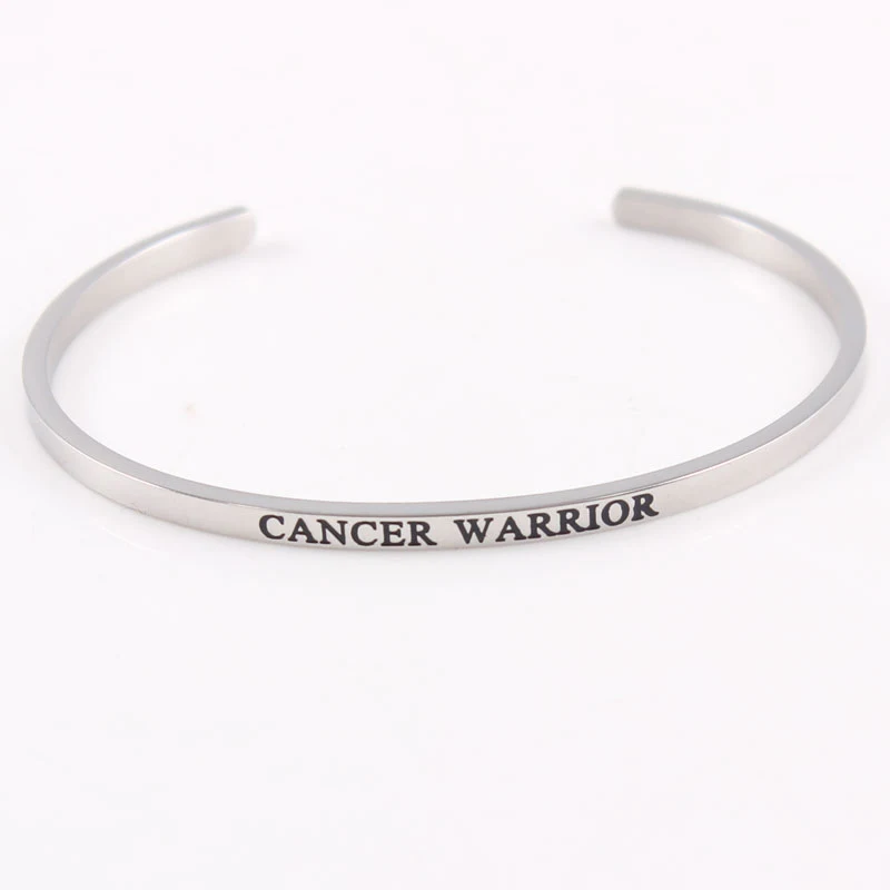 Bracelet de lettrage en acier inoxydable