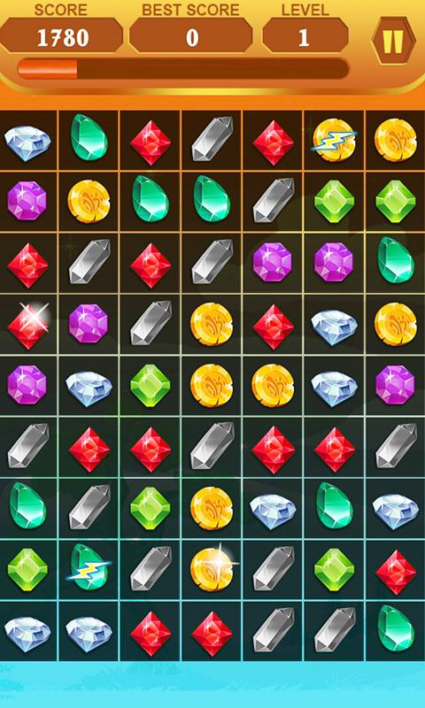 Android application Jewels Bomber screenshort