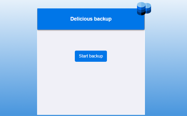 Delicious Backup Preview image 0