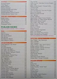 Shabari menu 2