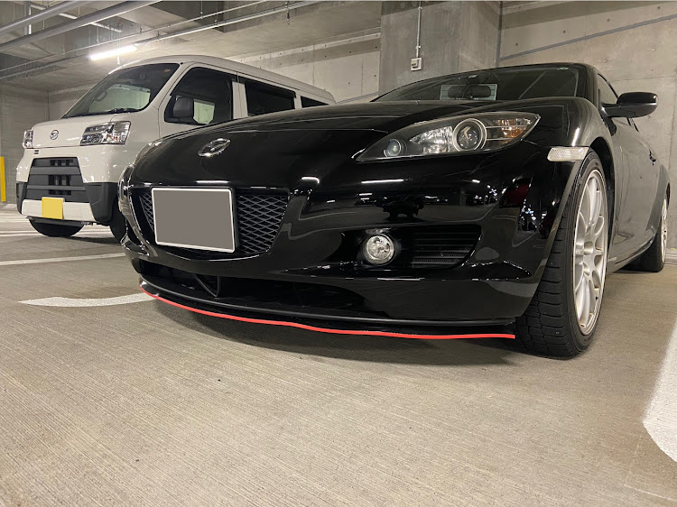 RX-8のリップスポイラー自作・DIY・DIY塗装・ロータリーエンジン・修正完了に関するカスタム事例の投稿画像2枚目