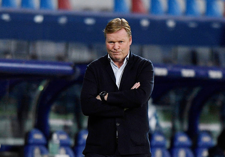 Fired Barcelona coach Ronald Koeman.