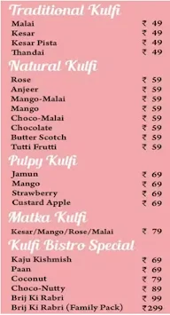 Kulfi Bistro By Box Of Delights menu 1