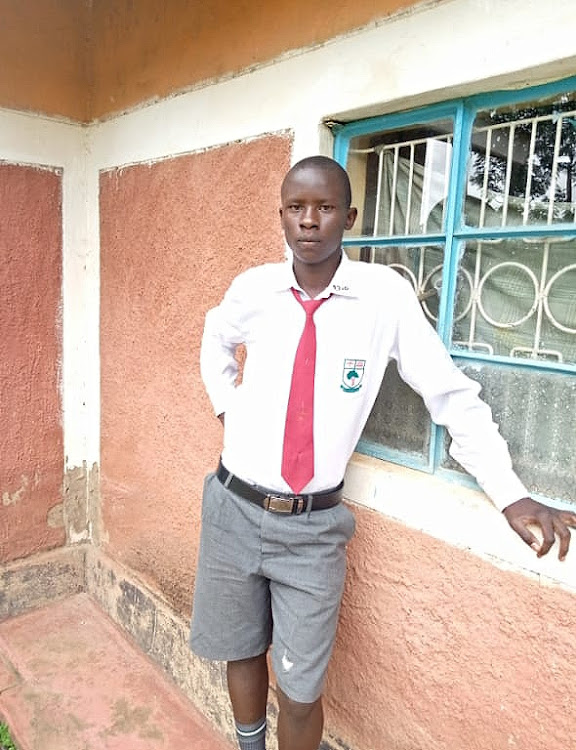 Alvin Wekesa who went missing from Maseno school a month ago