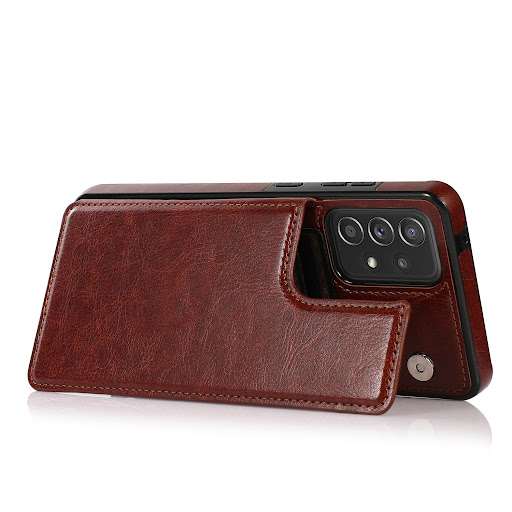 Title 1, Leather flip phone case cover with card slots, ...